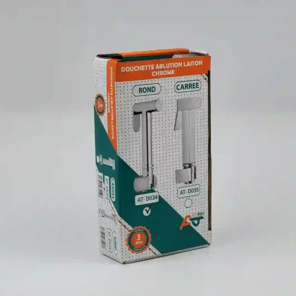 POIGNET ABLUTION S-F INOX ROND (D034) ATIMEX – Image 2