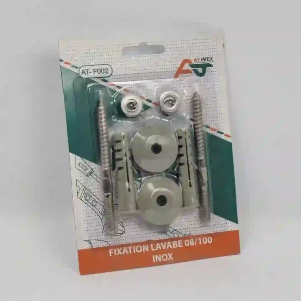 FIXATION LAVABO INOX 08*100 (F002) ATIMEX