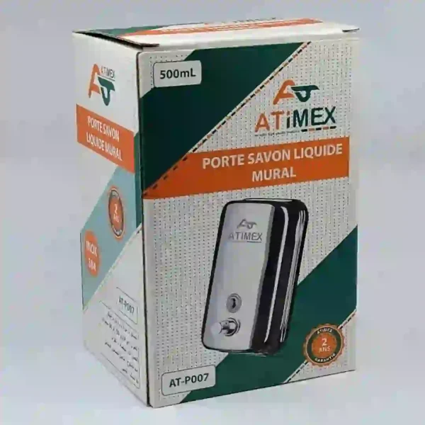 PORTE SAVON LIQUIDE INOX 500ML (P007) ATIMEX – Image 2